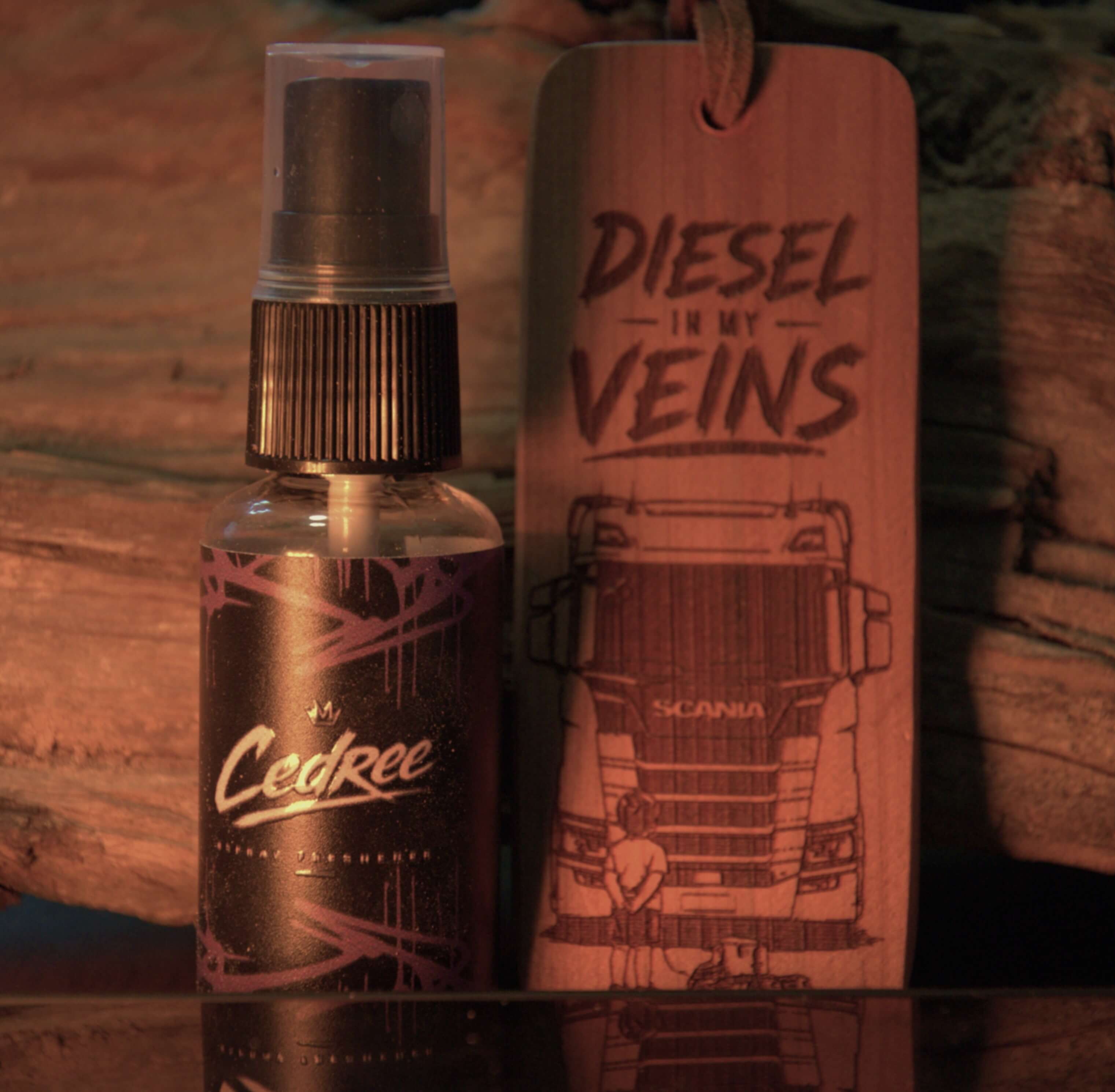 Wooden Freshener Set